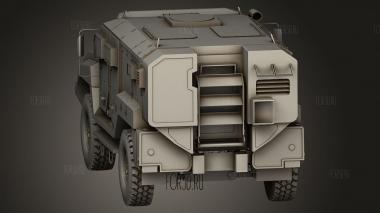 Камаз тайфун 3d stl модель для ЧПУ