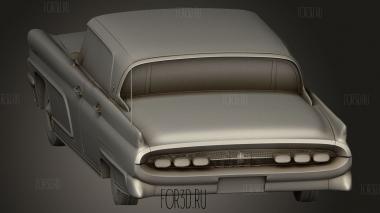 Седан Lincoln Mark Mk2 IV 1959 3d stl модель для ЧПУ
