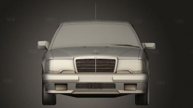 Mercedes Benz E cla Mk2 C124 coupe AMG 1988 3d stl модель для ЧПУ
