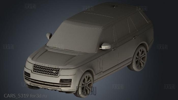 range rover sva dynamic 2017 stl model for CNC