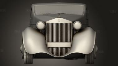 RolRoyce Phantom Mk1 Jonckheere Coupe 1934 3d stl модель для ЧПУ