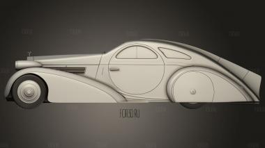 RolRoyce Phantom Mk1 Jonckheere Coupe 1934 3d stl модель для ЧПУ