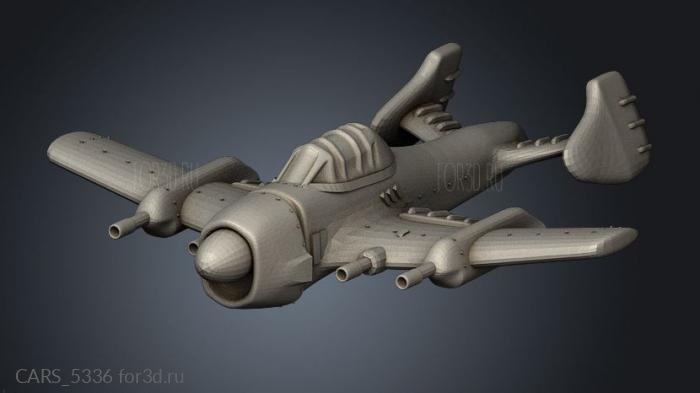 Crimson Skies Planes rules CS Sparrow stl model for CNC