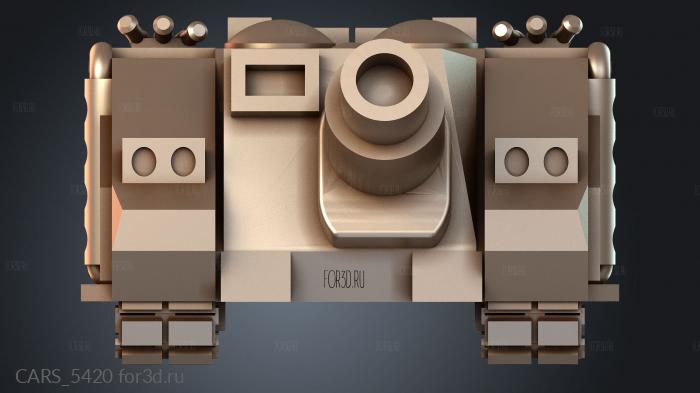 CARS_5420 stl model for CNC