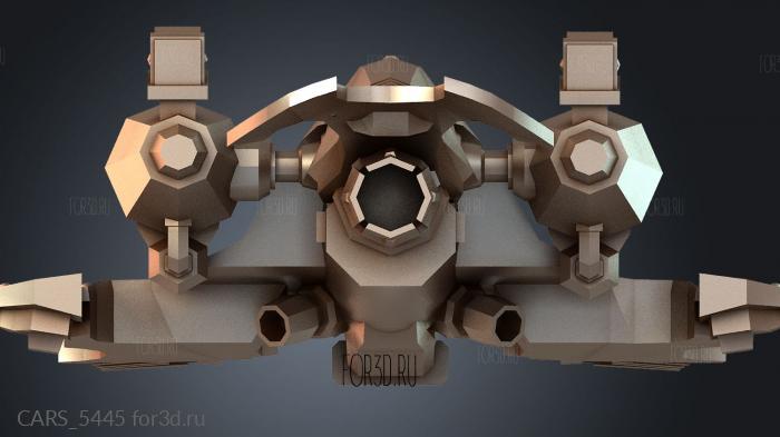 CARS_5445 stl model for CNC