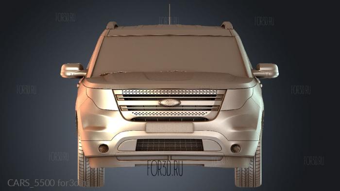 CARS_5500 stl model for CNC