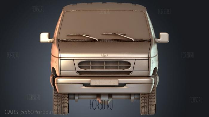 CARS_5550 stl model for CNC