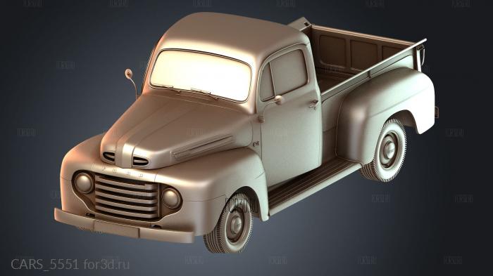 CARS_5551 stl model for CNC