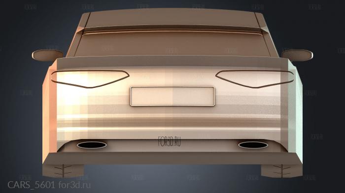 CARS_5601 stl model for CNC