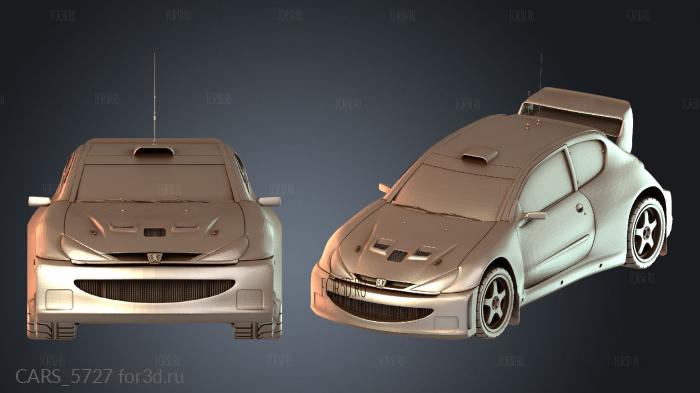 CARS_5727 stl model for CNC