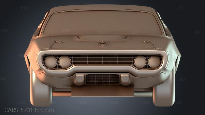CARS_5731 stl model for CNC