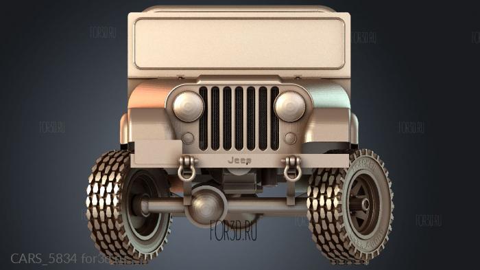CARS_5834 stl model for CNC