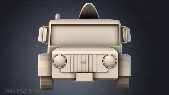 CARS_5920 3d stl модель для ЧПУ