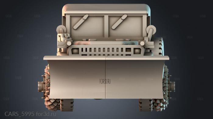 CARS_5995 stl model for CNC