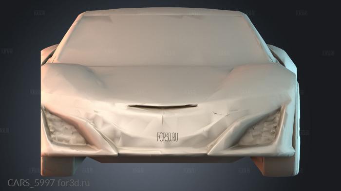 CARS_5997 stl model for CNC