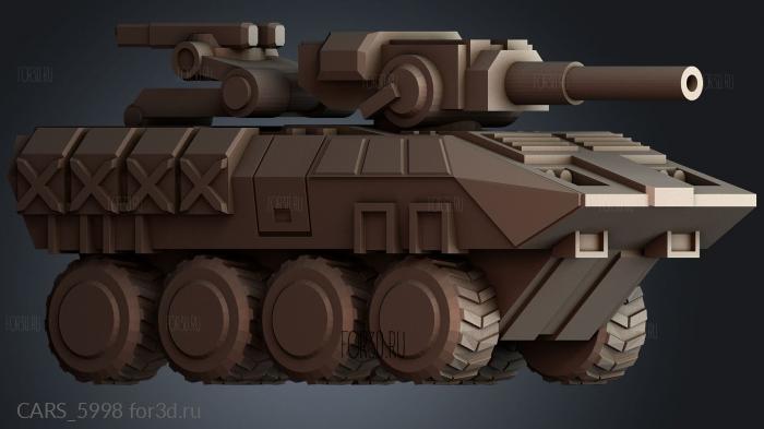 CARS_5998 stl model for CNC