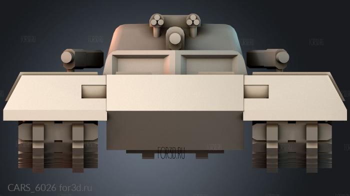 CARS_6026 stl model for CNC