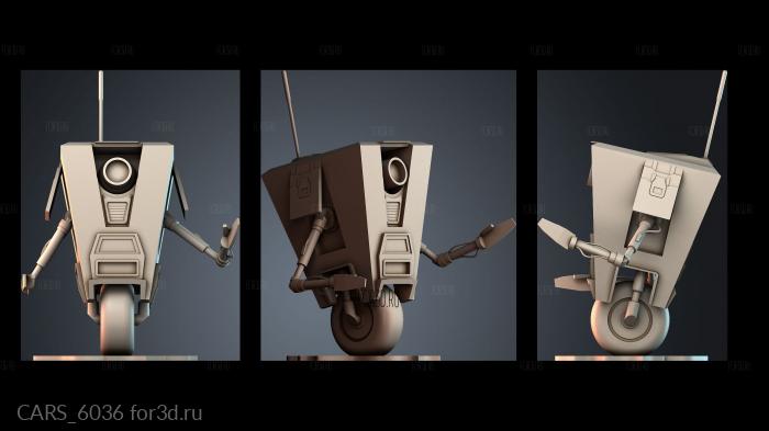 CARS_6036 stl model for CNC