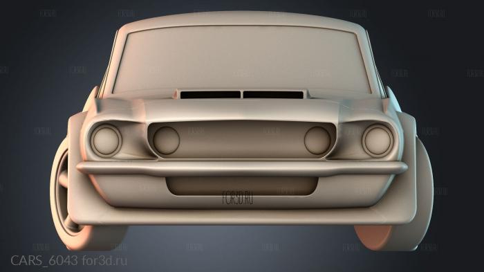 CARS_6043 stl model for CNC