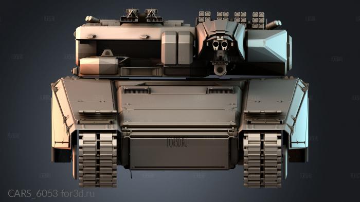 CARS_6053 stl model for CNC