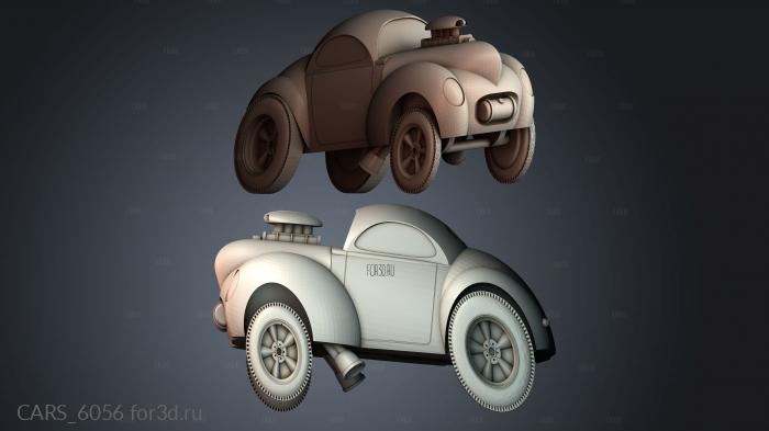 CARS_6056 stl model for CNC