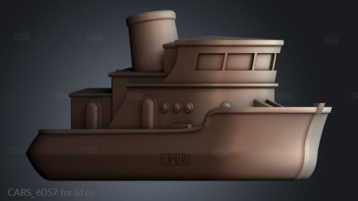 CARS_6057 stl model for CNC
