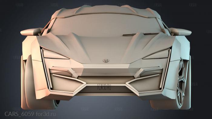 CARS_6059 stl model for CNC