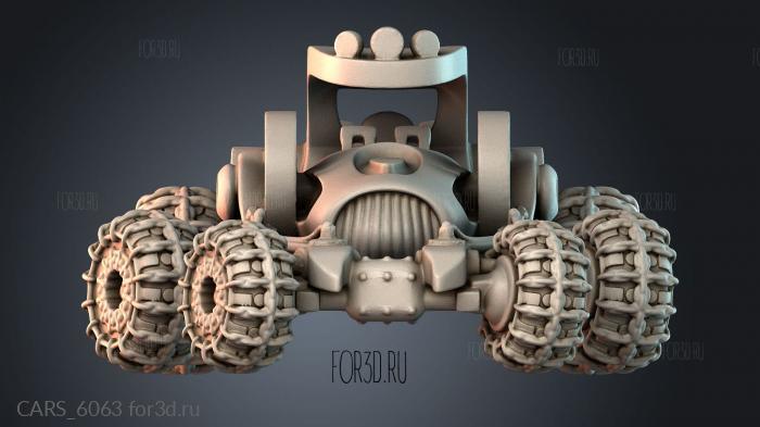 CARS_6063 stl model for CNC