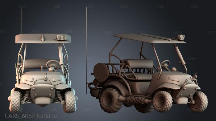 CARS_6069 stl model for CNC