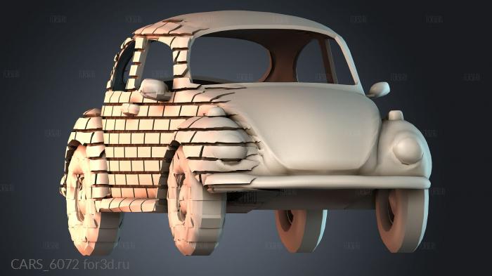 CARS_6072 stl model for CNC