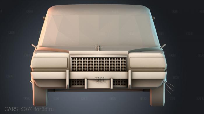 CARS_6074 stl model for CNC