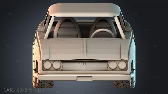 CARS_6075 stl model for CNC