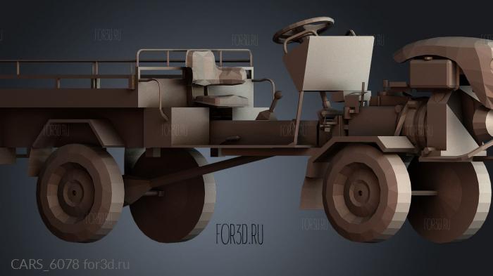 CARS_6078 stl model for CNC