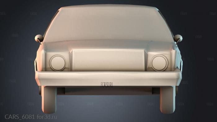 CARS_6081 stl model for CNC