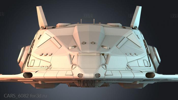 CARS_6082 stl model for CNC