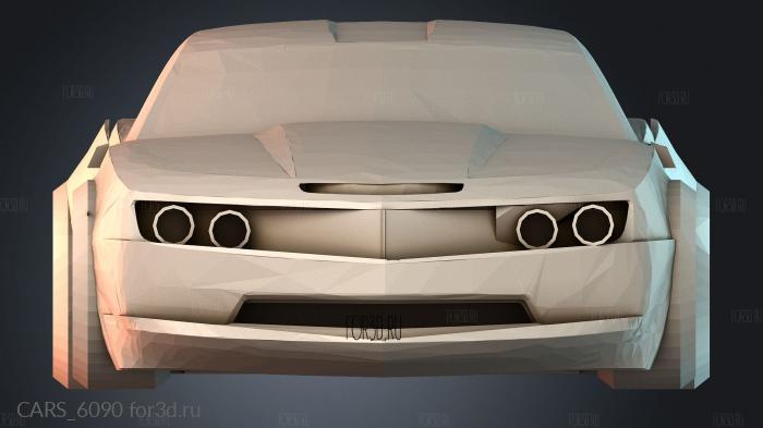 CARS_6090 stl model for CNC