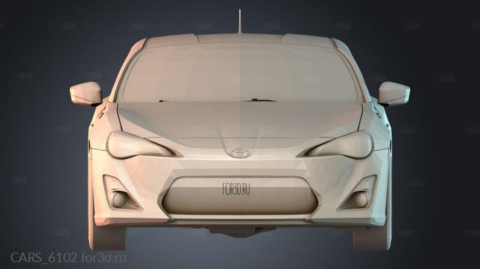 CARS_6102 stl model for CNC