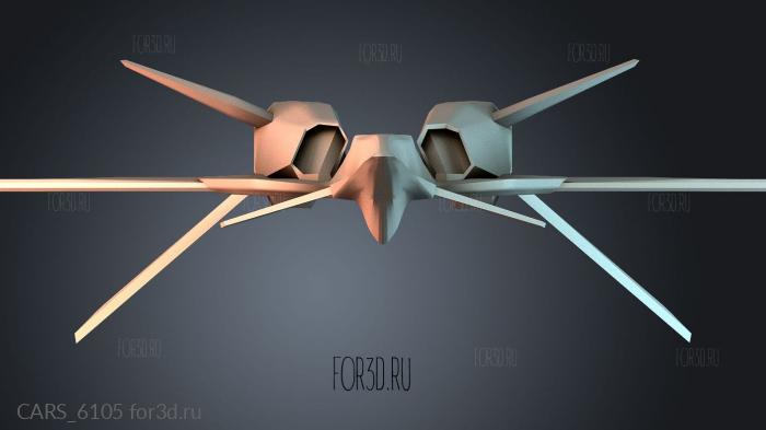 CARS_6105 stl model for CNC