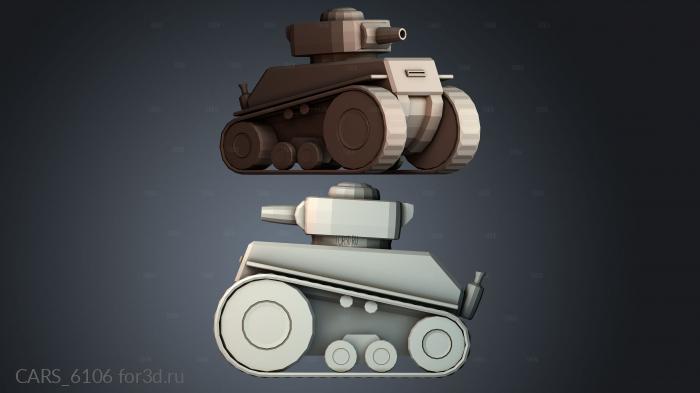 CARS_6106 stl model for CNC