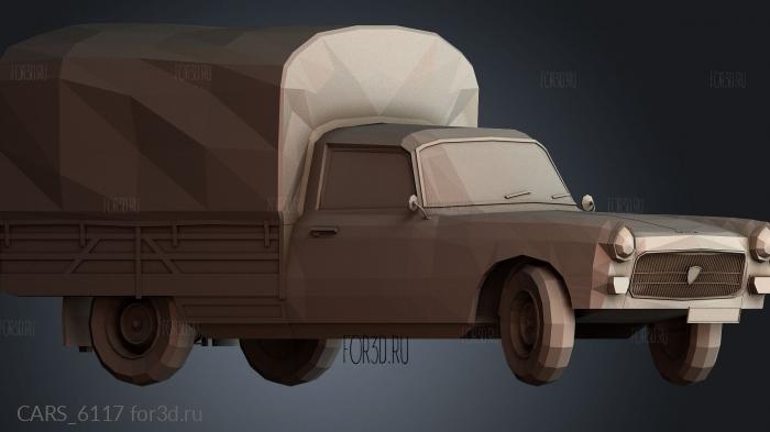 CARS_6117 stl model for CNC