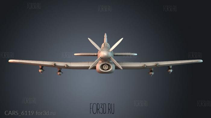 CARS_6119 stl model for CNC