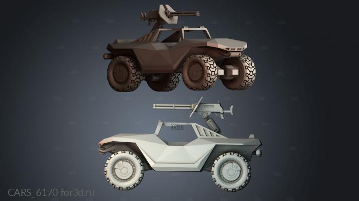 CARS_6170 stl model for CNC