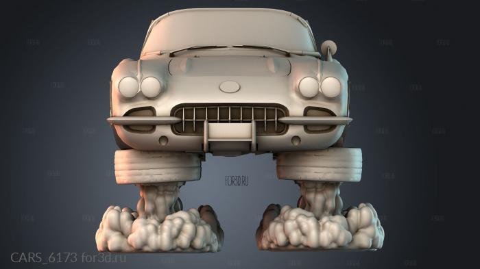 CARS_6173 stl model for CNC