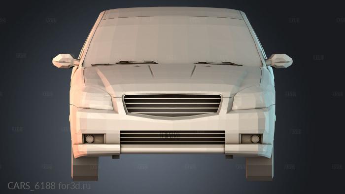 CARS_6188 stl model for CNC