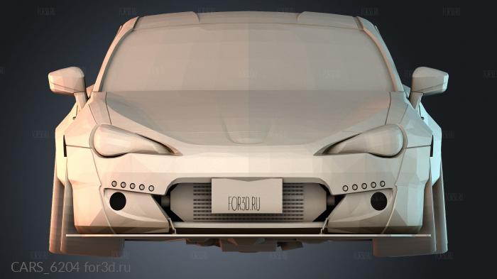 CARS_6204 stl model for CNC