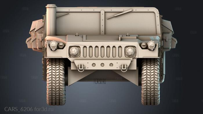 CARS_6206 stl model for CNC