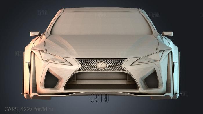 CARS_6227 stl model for CNC