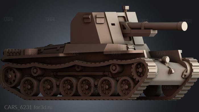 CARS_6231 stl model for CNC