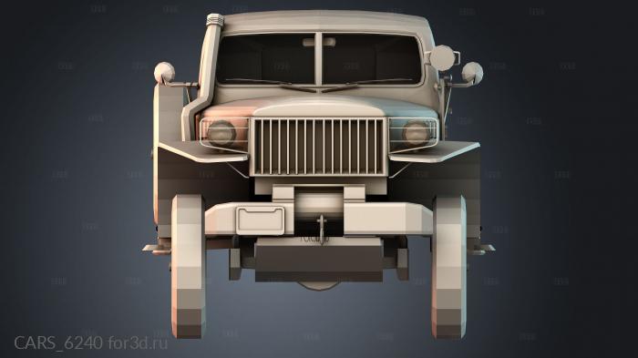 CARS_6240 stl model for CNC