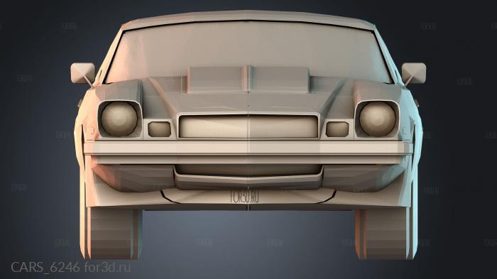 CARS_6246 stl model for CNC